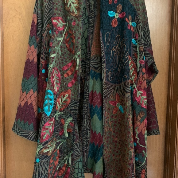 Batik Soft Surroundings Topper #fall #winter #soft surroundings - Picture 1 of 9